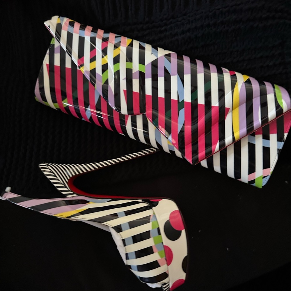 New Christian Louboutin clutch